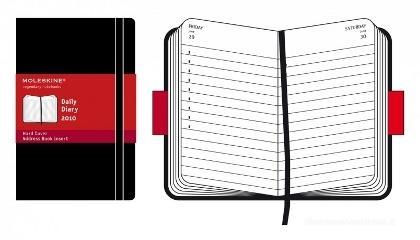 Moleskine pocket diary. Agenda giornaliera 2010 copertina rigida nera Moleskine pocket diary. Agenda giornaliera 2010 copertina rigida nera