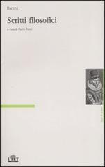 Scritti filosofici Scritti filosofici