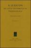 A Lexicon of Latin Grammatical Terminology