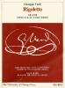 Rigoletto. Melodramma in 3 atti. Riduzione per canto e pianoforte (prefazione in italiano e inglese). Ediz. italiana e inglese