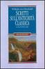 Scritti sull'antichit� classica