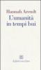 L' umanit� in tempi bui. Riflessioni su Lessing