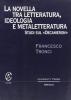 La novella tra letteratura, ideologia e metaletteratura. Studi sul Decameron
