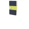 Moleskine large. Quaderni a pagine bianche - set da 3 pezzi copertina blu