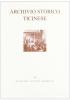 Archivio storico ticinese vol.142