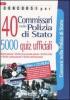 Concorsi per 40 commissari nella polizia di Stato. 5000 quiz ufficiali. Con CD-ROM