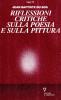 Riflessioni critiche sulla poesia e sulla pittura