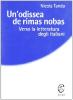 Un' odissea de rimas nobas. Verso la letteratura degli italiani