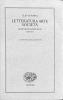 Letteratura arte societ�. Articoli e interventi 1926-1937