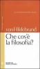 Che cos'� la filosofia? Testo inglese a fronte