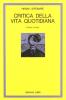 Critica della vita quotidiana vol.1