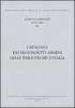 Catalogo dei manoscritti armeni delle biblioteche d'Italia