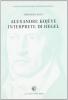 Alexandre Koj�ve interprete di Hegel