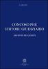 Concorso per uditore giudiziario