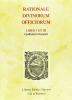 Rationale Divinorum Officiorum. Liber I et III