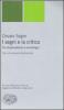 I segni e la critica. Fra strutturalismo e semiologia