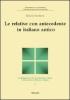 Le relative con antecedente in italiano antico