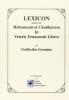 Lexicon manuale hebraicum et chaldaicum in Veteris Testamenti libros
