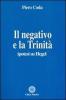 Il negativo e la trinit�. Ipotesi su Hegel