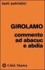 Commento ad Abacuc e Abdia