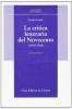 La critica letteraria del Novecento (1900-1960)