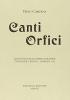 Canti orfici (rist. anast. 1914)