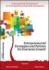 Entrepreneurial strategies and policies for economic growth
