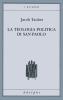 La teologia politica di san Paolo. Lezioni tenute dal 23 al 27 febbraio 1987 alla Forschungsst�tte della Evangelische Studiengemeinschaft di Heidelberg