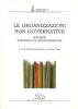 Le organizzazioni non governative. Risorse e modelli di organizzazione