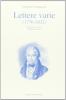 Lettere varie (1776-1832)