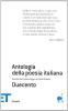 Antologia della poesia italiana vol.1