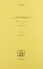La repubblica. Libri 2� e 3�