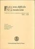 Una difficile modernit�. Tradizioni di ricerca e comunit� scientifiche in Italia 1890-1940