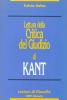 Lettura della Critica della ragion pura di Kant