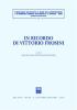 In ricordo di Vittorio Frosini