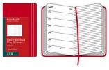 Moleskine 12 mesi -- Weekly Notebook - Pocket - Copertina rigida rossa 2011