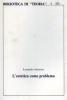 L' estetica come problema