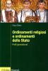 Ordinamenti religiosi e ordinamento dello Stato. Profili giurisdizionali