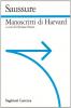 Manoscritti di Harvard
