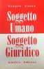 Soggetto umano. Soggetto giuridico