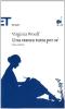 Una stanza tutta per s�. Testo inglese a fronte