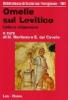 Omelie sul Levitico. Lettura origeniana