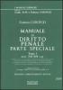 Manuale di diritto penale. Parte speciale vol.1