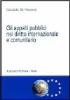 Gli appalti pubblici nel diritto internazionale e comunitario