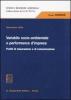 Variabile socio-ambientale e performance d'impresa. Profili di misurazione e di comunicazione