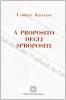 A proposito degli spropositi