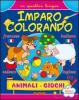 Imparo colorando in 4 lingue. Animali-Giochi