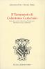 Il Testamento di Colantonio Caracciolo marchese di Vico e signore di Montefusco, Motta Placanica, Torrecuso