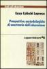 Prospettive metodologiche di una teoria dell'educazione