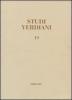 Studi verdiani vol.19